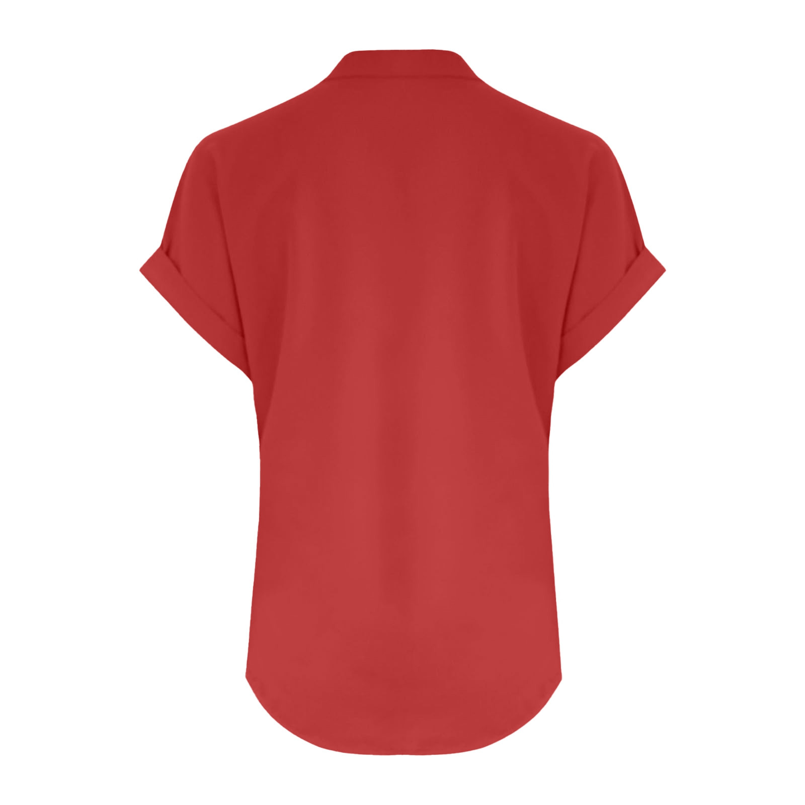 thumbnail image 5 of Camiseta sin mangas de verano holgada con cuello en V y pliegues para mujer: blusa fluida sin mangas con dobladillo curvo., 5 of 5
